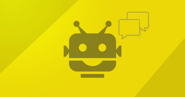 chatbots fondo amarillo