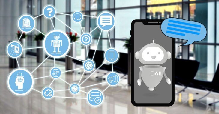 chatbot dail software teléfono oficina