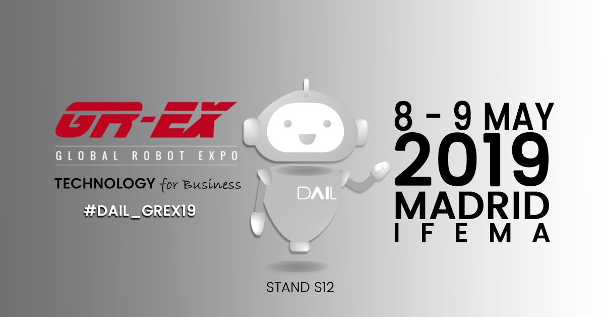 Consigue una entrada para el Global Robot Expo 2019 con DAIL
