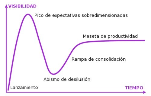 ciclo de sobreexpectación