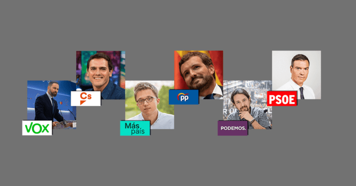 elecciones 10n españa, elecciones generales 2019, partidos políticos