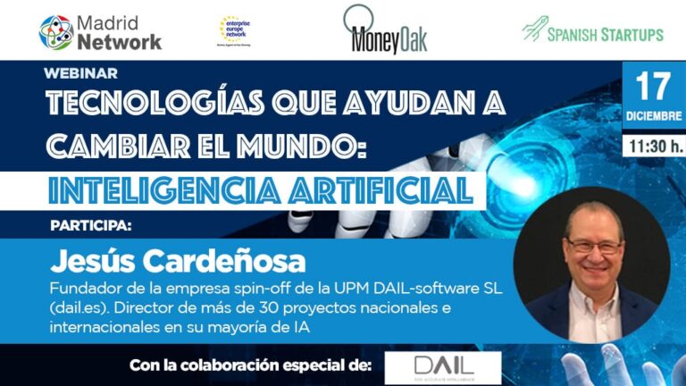 evento ia, tecnologías que ayudan a cambiar el mundo, money oak, accenture, dail software, esteban granero, olocip, jesús cardeñosa