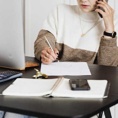 planificación, hojas, documentos, teléfono, trabajo